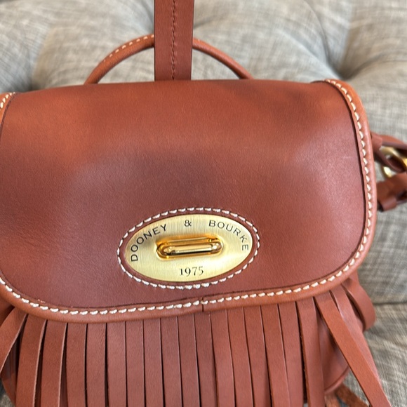 Dooney & Bourke Bag Lulu Fiona Fringe Crossbody - Picture 11 of 17